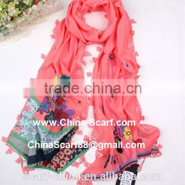 Embroidery scarves