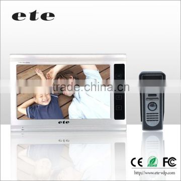 High resolution screen 100V-240V Power and CCD or CMOS Gate Camera video intercom 9 inch