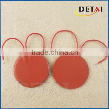 Detai Silicone Rubber Flexible Round Heating Pads