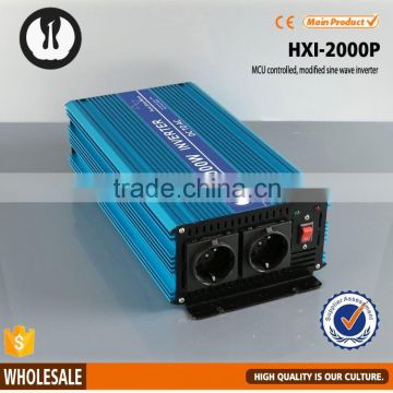 dc ac backup solar system pure sine wave power inverter 2kw with USB