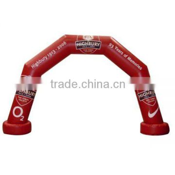 red advertising inflatable arch