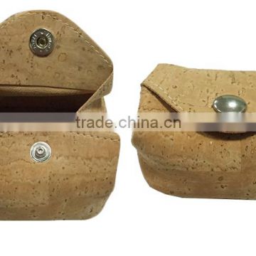 Hot Selling Natural Cork Wood Coin Bag Shenzhen Gold Supplier