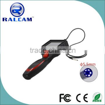 IP67 waterproof flexible gooseneck cable 640*480 resolution portable borescope for auto maintenance and repair