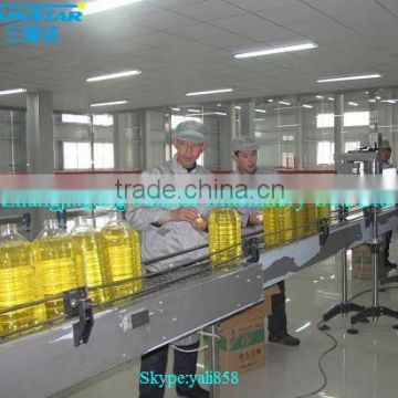 Automatic linear type vegetable oil filling machine for olive cooking sunflower oil in bottle barrel or jar can
