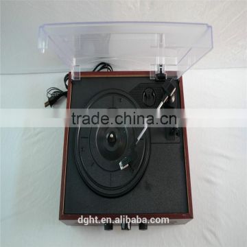 whole sale SDcard hot sale USB wooden antique gramophone