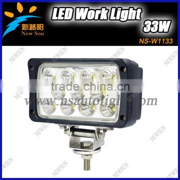 100% Waterproof work lamp for tractor 33w c ree work light For Off Road Atv Suv 10-30V DC IP68 RoHS Certificated