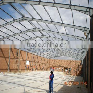 Fast construction steel structure flat roof prefab building (LTX350)