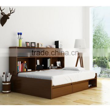 Bedroom single bed with cabinet