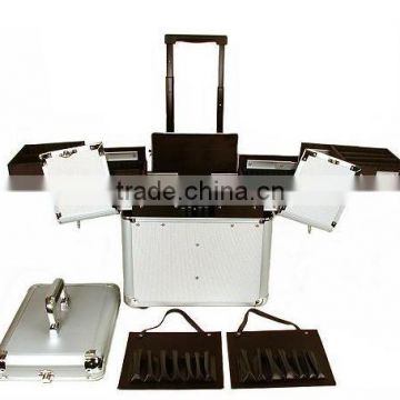 Rolling Aluminum Makeup Case for Storing Cosmetics(XY-585-2)