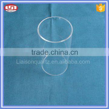 Heat resistant large diameter glass tube