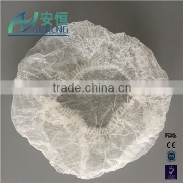 blue white green hair covering nonwoven disposable hair nets