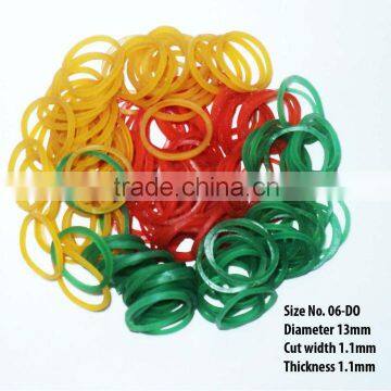 Small multi color elastic rubber band for hair accessory