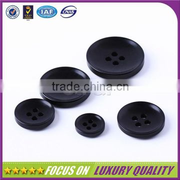 Different size wholesale black clothes buttons without logo