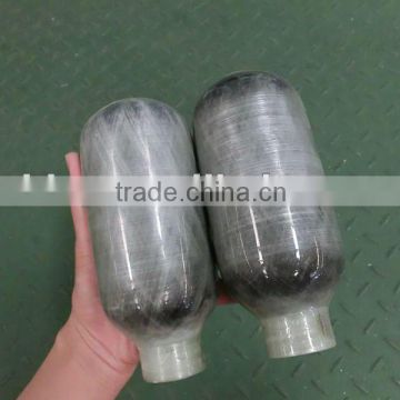 Aluminum lined fully wrapped carbon fiber high pressure cylinder