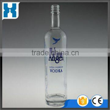 WHOLESALE GLASS BOTTLE VODKA CUSTOM DESIGN 750ML