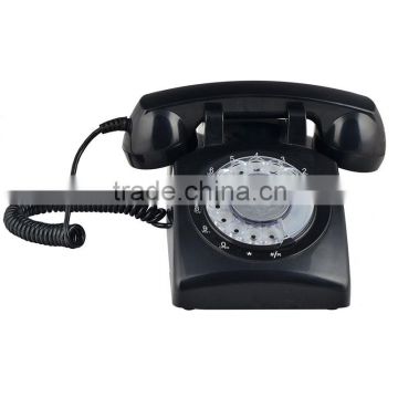 Vintage Style Classic Rotary Retro Telephone With Sim Card Corded Telephones