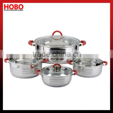 8 pcs Stainless Steel Cookware Set Cookware Pot Cooking Pot kitchenware