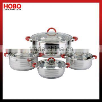 8 pcs Stainless Steel Cookware Set Cookware Pot Cooking Pot kitchenware