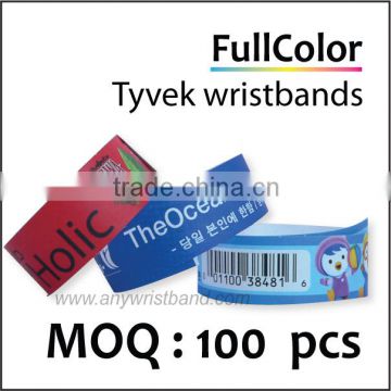 Custom Tyvek (full color) wristband