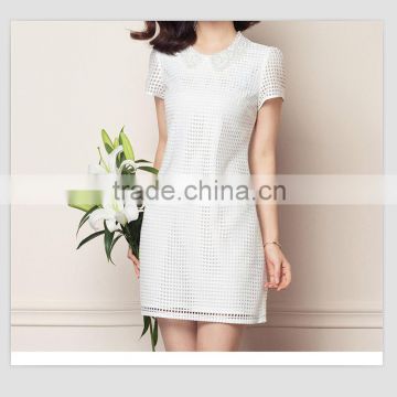 mesh lace embroidery beading dress
