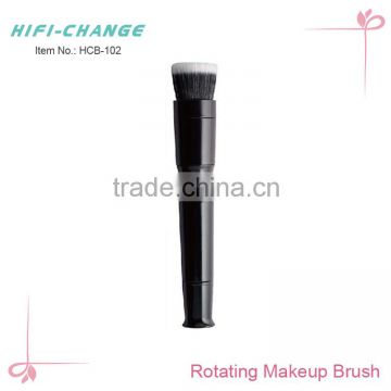 Wholesale private label electric automated rotating blush retractable brush for makeup with replaceable brush heads