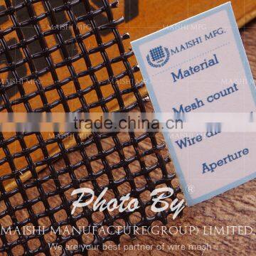 Security steel mesh screen door