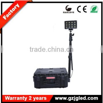 Portable mobile led floodlight for military 5JG-RLS936L rechargeable emergency light