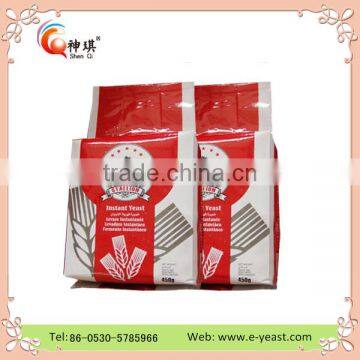 Yeast factory of 90g low sugar and high sugar bakery instant dry yeast.
