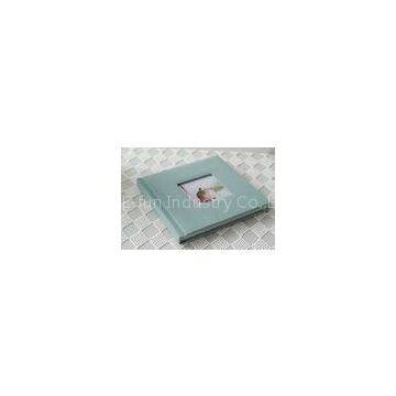 Beautiful Pregnancy / Kids Cyan Cloth Covered Flush Mount Album 14x10