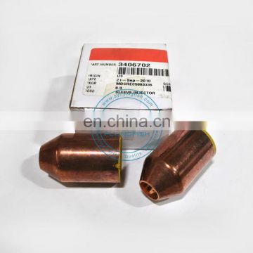 Original and Aftermarket Spare Parts NT855 N14 Diesel Engine Fuel Injector Copper Sleeve 3406702 Nozzle Bushing