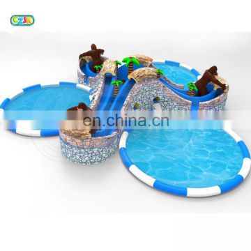 gorilla china customized commercial inflatable water park for sale