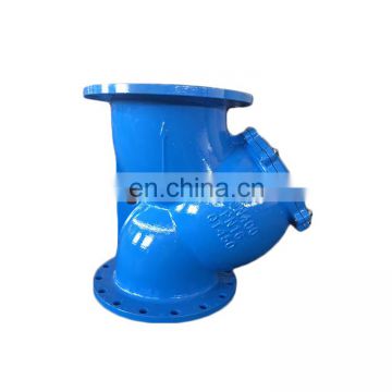 DIN BS ductile iron y strainer prices with stainless steel filter