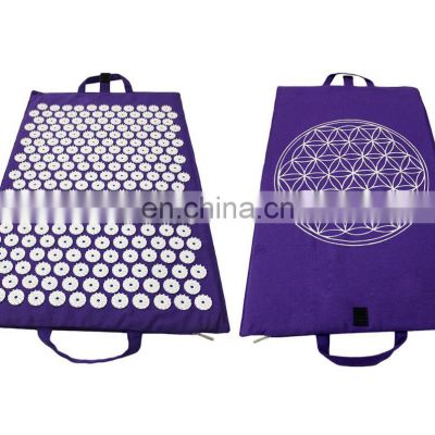 custom printed designing removable yoga acupressure mat