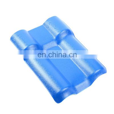 excellent waterproof resin roof sheet for house/light weight roof tile/anti impact big corrugated plastic sheet for harmhouse