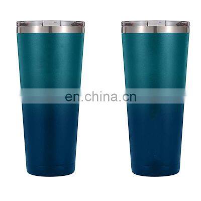 Custom food grade 30oz stainless steel vacuum insulated double wall wine tumbler