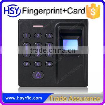 HSY-F107E RF single gate access control system cheap fingerprint reader