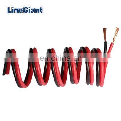 Flexible DC AC Twin 2 Core Stranded 10AWG Audiophile Flat Power Cable Cord Factory Direct Supply