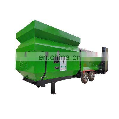 Diesel Engine Mobile Type Alluvial Gold Compost Sieve Trommel Washing Screen Machine