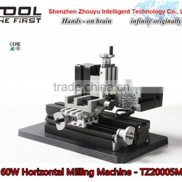 hot sale powerful 60w Mini Metal Horizontal Milling Machine for hobby ,cool DIY tool