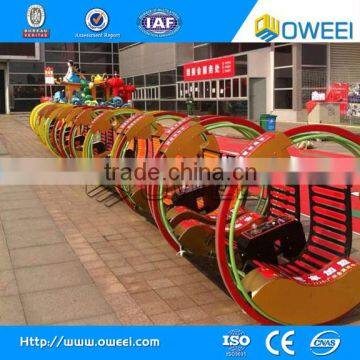 double roller amusement kiddie rides machine suppliers