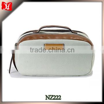 Mens wholesale toiletry kit bags leather wash bag comsmetic bag leather washing bag