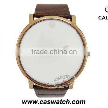 Promotion brand watch with PU leather and Japan movement