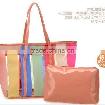 clear pvc tote bags ,paper twisted handle shopping bags, handle kraft paper bag