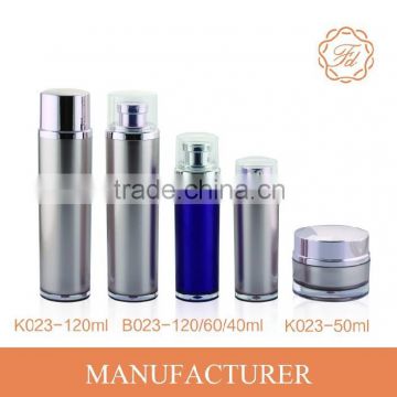 plastic material cosmetic packaging airless pump bottle