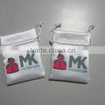 Customized white satin dust bag/custom dust bag for handbag                        
                                                Quality Choice