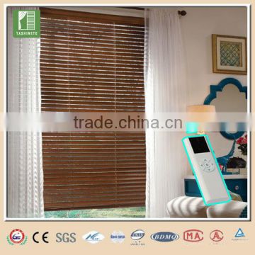 High Quality electric pvc foam wood blinds