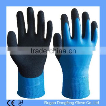 Waterproof Worker Double Nitrile Gloves Labor Day Cleaning Gloves Women Garden Gloves