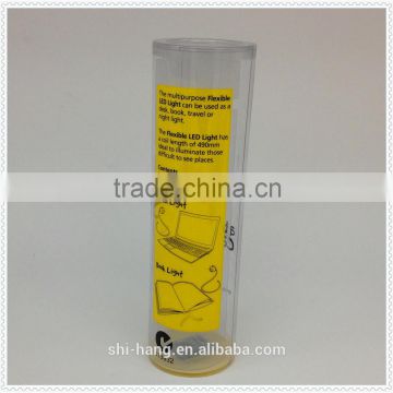 Color printed plastic tube cylinder packaging box