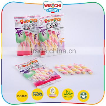 Twist marshmallow halal candy confectionery wholesale