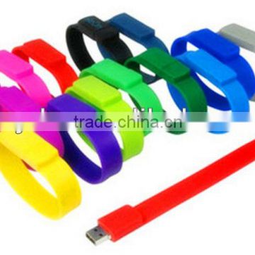 Custom Silicone Bracelet Rock USB Stick Flash Driver USB